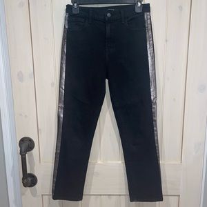 J Brand Ruby High Rise Crop Cigarette Jeans